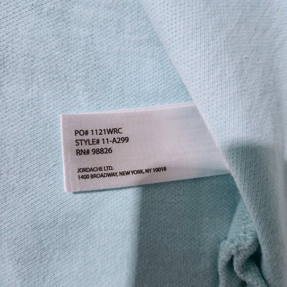 U.S. Polo Assn. Polo Shirt Top Men's xl Turquoise with Blue Logo Short Sleeve - Picture 8 of 8